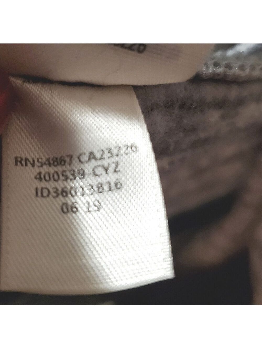 PINK Victoria's Secret Y2K Cropped Sweatshirt Half Zip Heathered Gray XSmall - Picture 7 of 8